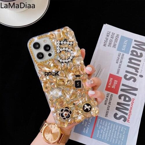 Luxury Diamond Case Rhinestone Bling Phone Cover funda coque For Xiaomi 11 10 8 9 Lite SE POCO X2 X3 F3 M3 9T 10T CC9 Pro MAX2 3