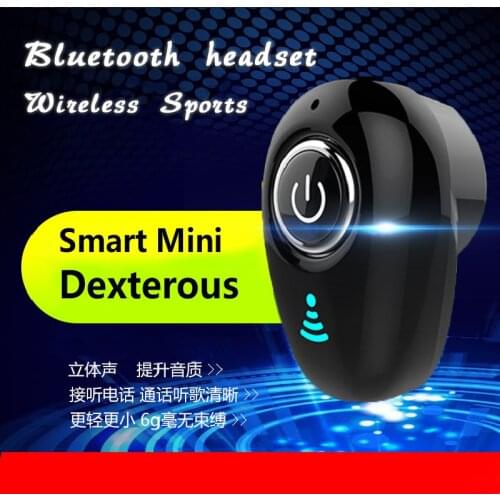 S650 Mini Bluetooth Earphone Wireless In-Ear Invisible Earbuds Handsfree Headset Stereo Headset TWS Headphones With Microphone