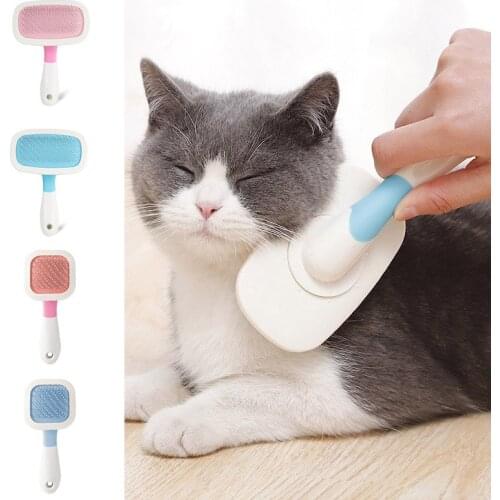 Pet Needle Combs With Non-Slip Handle Small Medium Dog Hair Brushes Hair Removal Knotting Comb Grooming Supplies For Dogs Cats