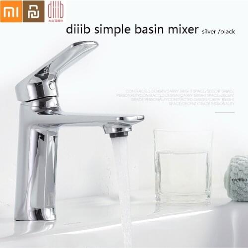 Diiib Dabai Simple Basin Mixer Basin faucet full copper hot and cold water Tap wash basin bathroom faucet torneiras