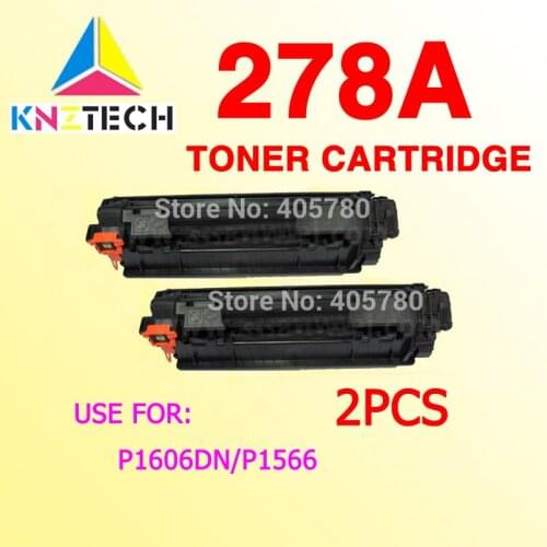 2pcs 278A Toner cartridge 78A CE278A compatible for P1566 P1536 P1606dn