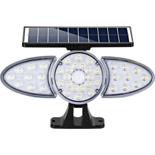 Outdoor Solar Light 38 LED Wireless Security Wall Light 360°Rotatable With 3 Mode IP65 For Garage Garden Front Door Yard