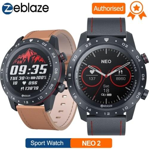 The New 2020 Zeblaze NEO 2 Smartwatch Health&Fitness Waterproof/Better Battery Life Classic Design Bluetooth 5.0 For Android/IOS