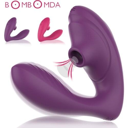 Clit Sucking Vibrator G Spot Clit Dildo Vibrators Clitoris Stimulator With 10 Speeds Vibrating Sex Toys For Woman Adult Sex Shop