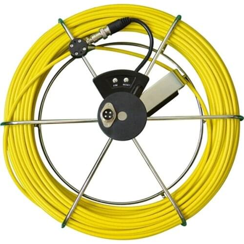 Vicam 30m Dia.5.2mm cable reel with meter counter for sewer drain pipe inspection camera