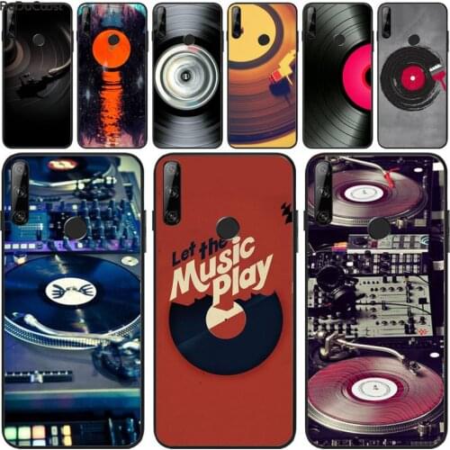 Vintage vinyl record DIY phone Case cover Shell For Huawei Y5 II Y6 II Y5 Y6 Y7Prime Y9 2018 2019 For honor 8 8X 9 9lite