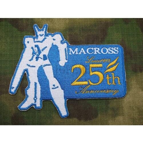 Macross 25th anniversary Badge Embroidered patch B2539