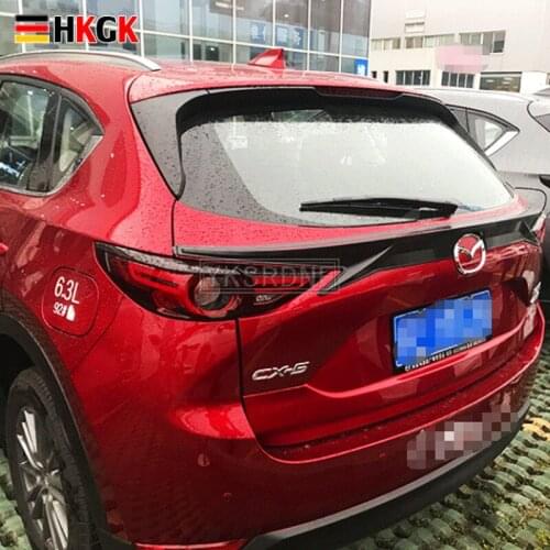 High quality ABS Plastic Painted Color Rear Middle Spoiler Trunk Lip Wing For Mazda CX-5 CX5 2017 2018 2019
