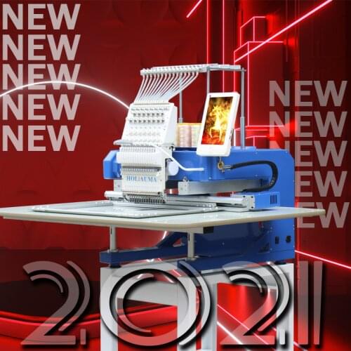 High speed cheap one single head t-shirt/ flat/ cording multi type functions large embroidery machine price