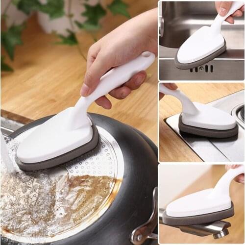 1Set Kitchen Emery Sponge Wipe Rust Brush Multifunctional Pot Brush Cleaning Tool Household Accessories