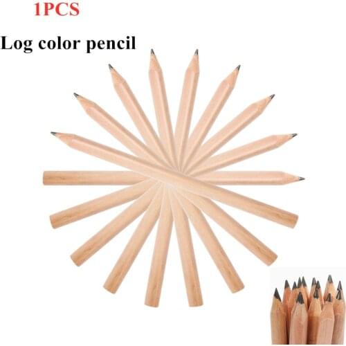 1pc HB Wood Pencils Sketching Pencil Black Core Crude Wood Nontoxic Kids Pencil School Stationery Office Supply