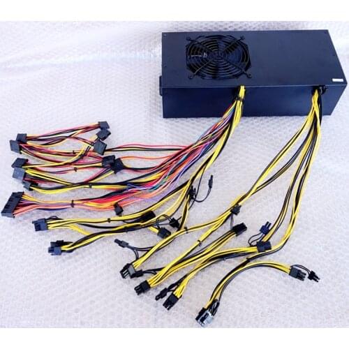 Gold 2800W power supply GTX1080TI 6 card dedicated power supply ATX server power supply