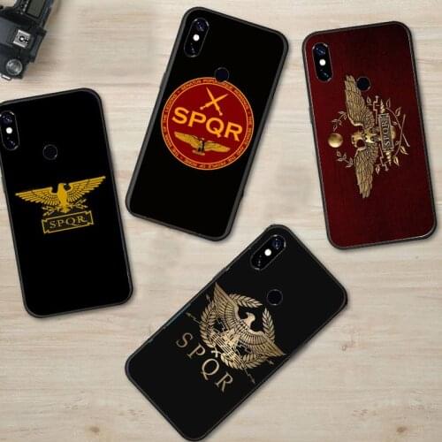 SPQR Roman Imperial legion Phone Case For Xiaomi Redmi note 4 4X 8T 9 9s 10 K20 K30 cc9 9t pro lite max