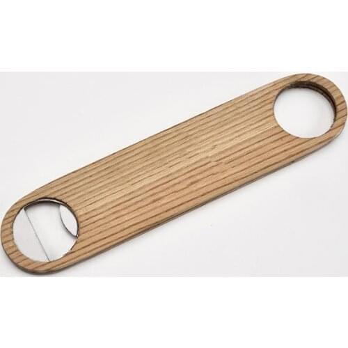 Wood Beer Bottle Opener Bar Restaurant Home Bottle Shape Wall Hanging Party Supplies Creative Gift