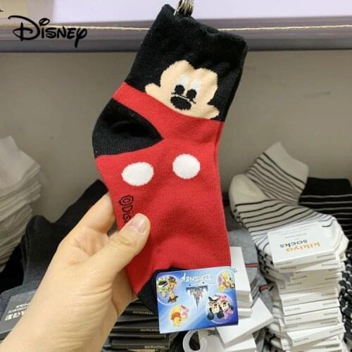 Disney childrens tube cotton socks cartoon Donald Duck Mickey Minnie baby socks