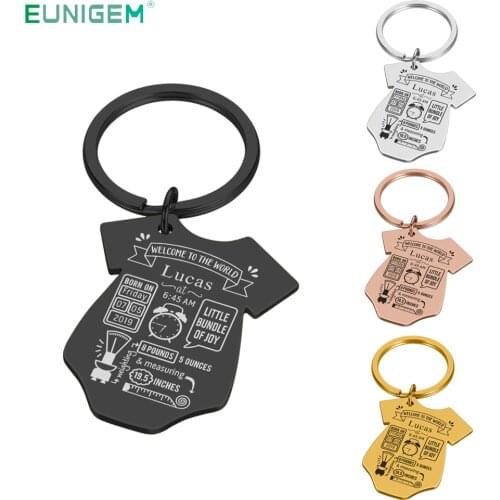 Baby Key Chain First Mothers Fathers Day Gift New Born Baby Souvenir Jewelry Baby Siamese Shape Couple Anniversary Charm Gifts