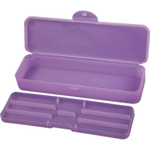Two Layer Storage Box Nail File Dotting Drawing Brush Container Case