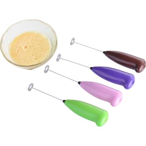 Batidora Coffee Electric Milk Frother Foamer Batidora Drink Whisk Mixer Egg Beater Mini Mixer Handle Stirrer Color Random