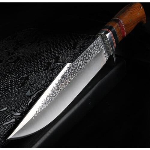 Outdoor jungle survival retired short knife hunting knife high hardness straight knife portable knife wild survival knife