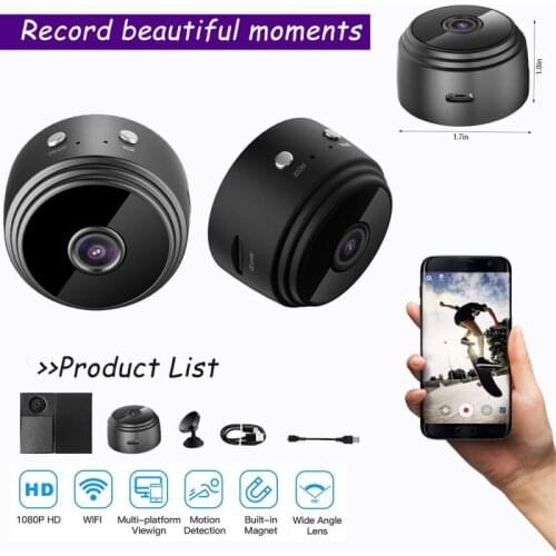 HD1080P WiFi IP Mini Camera A9 Wireless Micro Webcam Camcorder Video Recorder Remote View Hid-Den Surveillance Cameras With Wifi