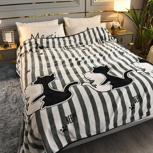 High density soft Flannel sofa blanket no pillow case Bed Covers warm Adult Throw Blankets Bedspread For The Couch