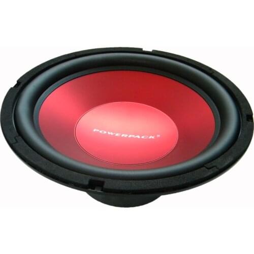 Car Speaker Subwoofer 10 inch 255mm Powerful 1800 W 4 Ohm Steel Custom Frame Rubber Edge Red Coating Injection Cone Player Open