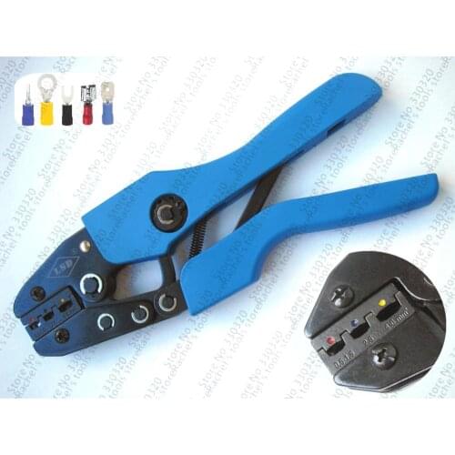 Ratchet Crimping Tool / Pliers Crimps Insulated Terminals 0.5-6 sq mm AN-03D