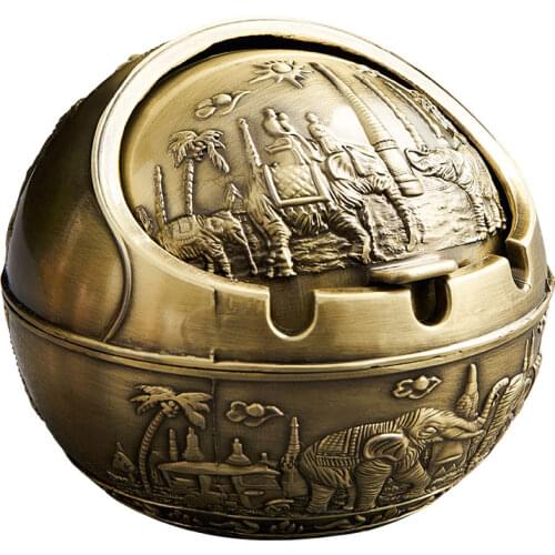 Luxury Desktop Indoor Ashtray Kit Stainless Bulk Boyfriend Gift Ashtray Smoking Portable Accessori Casa Home Accessories EA6YHG