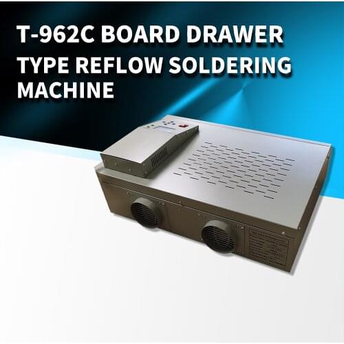 PUHUI T-962C Reflow Soldering Machine Desktop Intelligent Infrared Reflow Soldering Machine 2500W 400*600mm