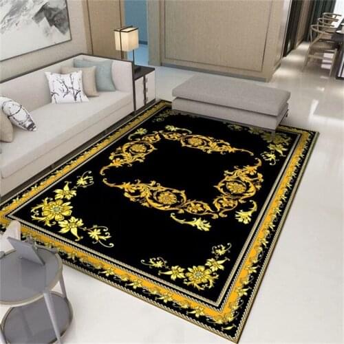 Nordic Geometric Carpet Living Room Home Decoration Rug Bedroom Hallway Non Slip Mats Black Doormats Lounge Carpets Alfombra