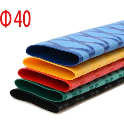 Diameter 40mm heat shrink tube for fishing rod Pattern anti-slip Multicolor 1meter