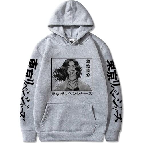 Tokyo Revenger Anime Hoody Baji Keisuke Comics Graphic Hoodie Harajuku Sweatshirt Loose Pullover Cloth