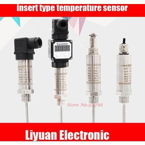 Hochman integrated temperature transmitter / 4-20MA insert type sensor module /Thermal resistance PT100 transmitter 0-10V 0-5V