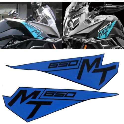 Motorcycle Protector Anti Slip Tank Pad Sticker Gas Knee Grip Traction Side Decal For CFMOTO 650MT