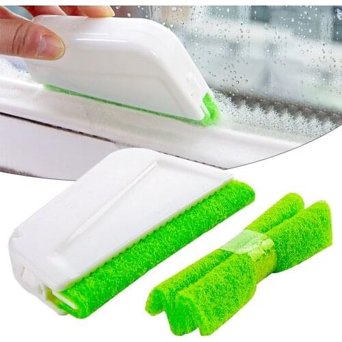 1Set Window Groove Cleaning Brush Tools Window Cleaner Bathroom Kitchen Floor Gap Clean Household Cleaning Tool Device