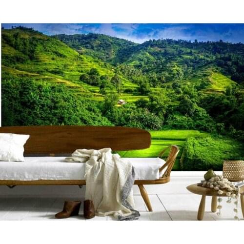 Custom 3D murals,Scenery Forests Fields Nature papel de parede,hotel restaurant bar living room sofa TV wall bedroom wallpaper