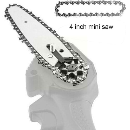 4Inch Steel Chainsaw Chain Guide Electric Replacement Woodworking Chains Replacement Hot Portable Cutter Chain R5Z0