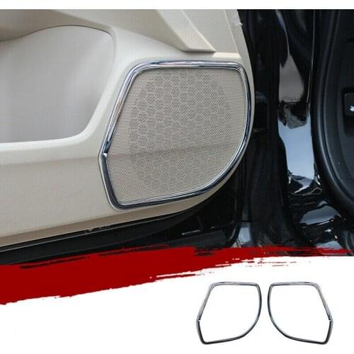 FOR Honda Accord 9th 2014-2017 ABS chrome Interior door speaker cover trim 4pcs