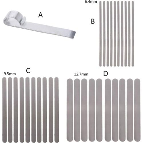 Aluminum Bracelet Blanks Stainless Steel Bangle Bracelet Bending Bar for Stamping DIY Bracelet Jewelry Making