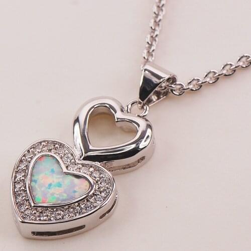 White Fire Opal 925 Sterling Silver Fashion Jewelry Pendant P122