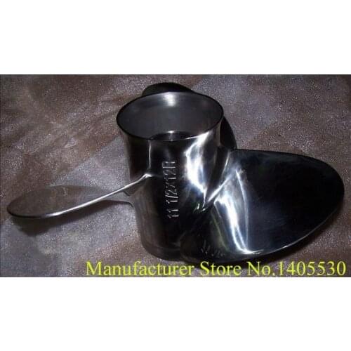 Propeller for Yamaha Honda Hidea Parsun 2 stroke 40-55hp ,4 stroke 60hp outboard motors Model No.111/2x12-R