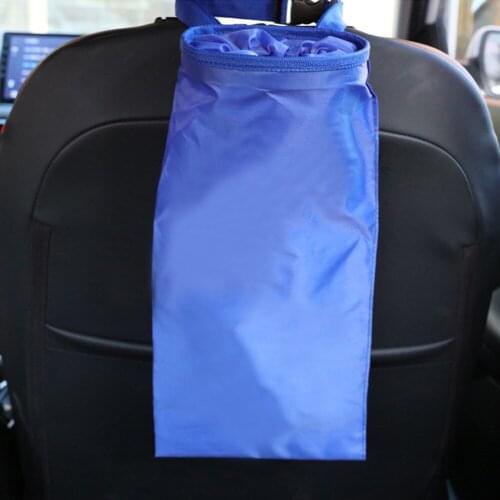 Car Seat Back Trash Holder Hang Litter Garbage Bag Leak-proof Oxford Cloth Rubbish Snacks Storage Holder Cleaning Tools