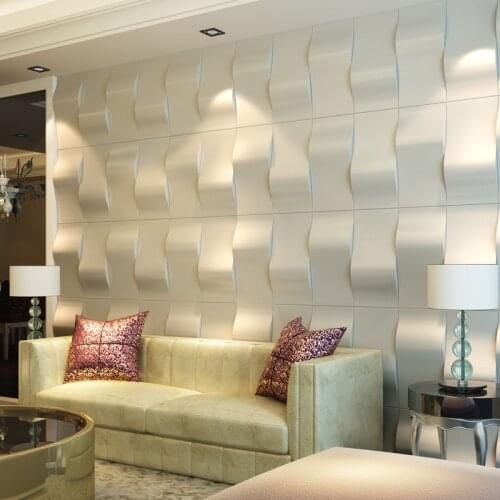 Eco 3D Faux Leather Wall Tiles Peel and Stick Textured Wall Covering PU Material Panels Stickers 9.8''x19.7
