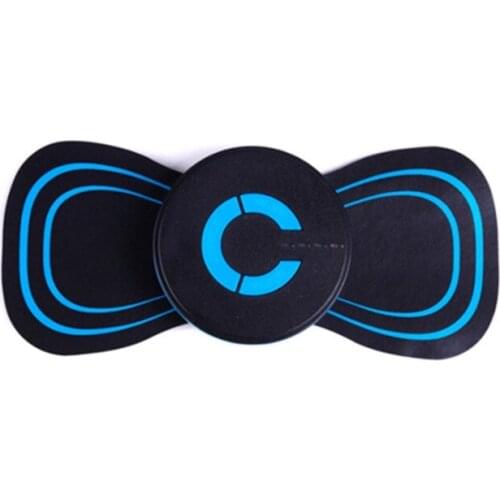 CAMMUO Mini Electric Neck Massager EMS Muscle Relaxation Cervical Massage Stimulator Stickers Physiotherapy Instrument