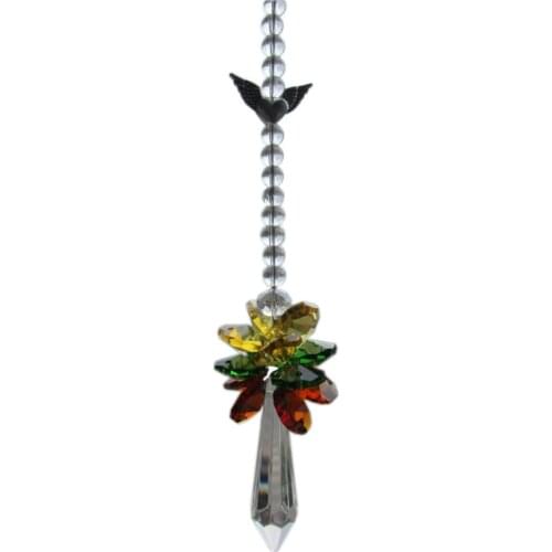 Garland Rainbows Maker Hanging Drops Suncatcher Crystal Healing Pendulum Lamp Prisms M02084