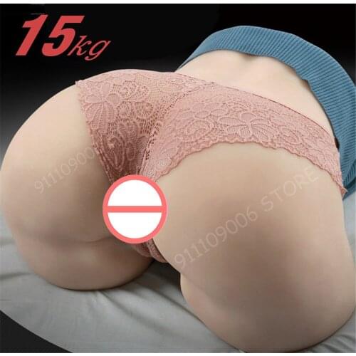 15KG Top Quality Sex Doll Double Channel Reality Vagina Anal Male Masturbator Silicone Doll For Man Sex Toys For Man Sex Product