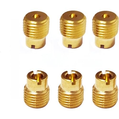 6pcs/set Motorcycle Carburetor Slow Air Jet Main Jet For Kawasaki Keihin FCR CVK Primary WH100T SCR-100CC KZ750N KZ440A/B/D/G