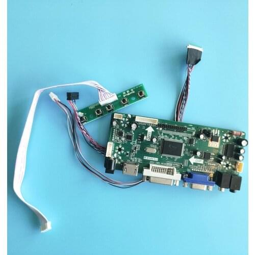 Kit for LP156WH3-TLD1/LP156WH3-TLT1 15.6" 1366x768 40pin Display HDMI+DVI+VGA LCD LED Panel Controller Board Display M.NT68676