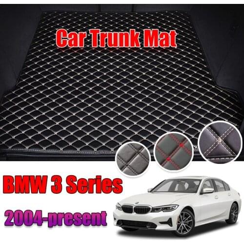 Leather Car Trunk Mat BMW E90 F30 G20 Carpet Tail Cargo Liner For BMW 3 Series 2004-2020 Trunk Boot Mat 3Srieis 2011 Liner Pad