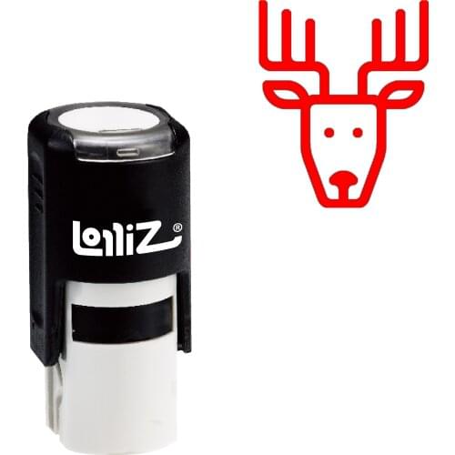 LolliZ Deer Self-Inking Rubber Stamp - Modern Symbol Series